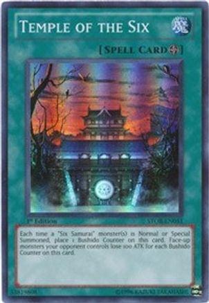 Temple of the Six (STOR-EN051) - Storm of Ragnarok 1st Edition - Premium Yugioh Single from Konami - Just $1.90! Shop now at Game Crave Tournament Store