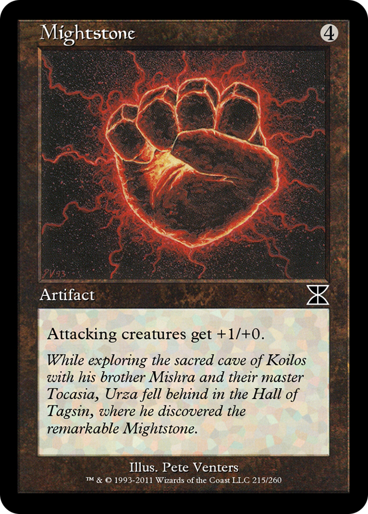Mightstone (ME4-215) - Masters Edition IV Foil - Premium MTG Single from Wizards of the Coast - Just $0! Shop now at Game Crave Tournament Store