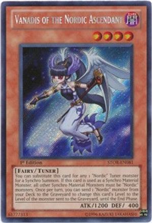 Vanadis of the Nordic Ascendant (STOR-EN081) - Storm of Ragnarok 1st Edition - Premium Yugioh Single from Konami - Just $5.78! Shop now at Game Crave Tournament Store