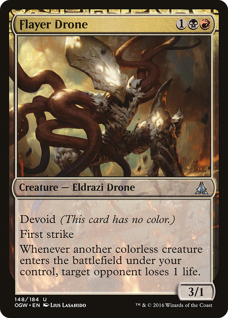 Flayer Drone (OGW-148) - Oath of the Gatewatch: (devoid) Foil - Premium MTG Single from Wizards of the Coast - Just $0.22! Shop now at Game Crave Tournament Store