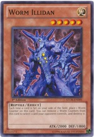 Worm Illidan (STOR-EN095) - Storm of Ragnarok Unlimited - Premium Yugioh Single from Konami - Just $0.25! Shop now at Game Crave Tournament Store