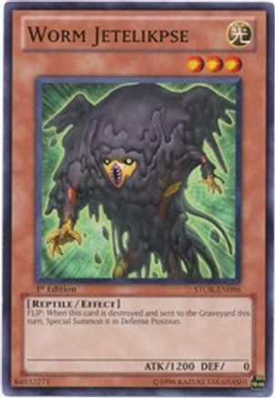 Worm Jetelikpse (STOR-EN096) - Storm of Ragnarok 1st Edition - Premium Yugioh Single from Konami - Just $0.26! Shop now at Game Crave Tournament Store