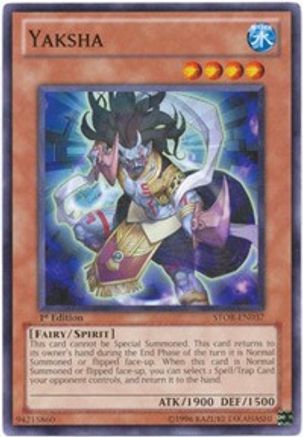 Yaksha (STOR-EN037) - Storm of Ragnarok Unlimited - Premium Yugioh Single from Konami - Just $0.24! Shop now at Game Crave Tournament Store