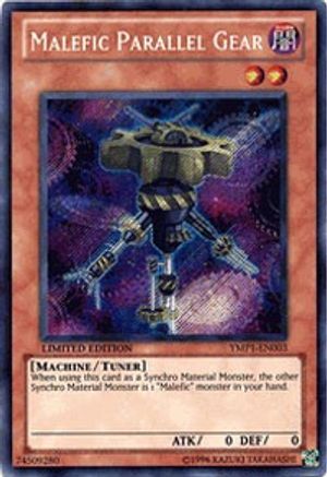 Malefic Parallel Gear (YMP1-EN003) - Bonds Beyond Time Movie Pack Limited - Premium Yugioh Single from Konami - Just $0.35! Shop now at Game Crave Tournament Store