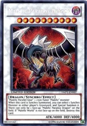 Malefic Paradox Dragon (YMP1-EN007) - Bonds Beyond Time Movie Pack Limited - Premium Yugioh Single from Konami - Just $3.02! Shop now at Game Crave Tournament Store