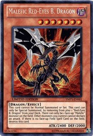 Malefic Red-Eyes B. Dragon (Secret) (YMP1-EN001) - Bonds Beyond Time Movie Pack Limited - Premium Yugioh Single from Konami - Just $1.10! Shop now at Game Crave Tournament Store