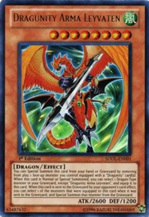 Dragunity Arma Leyvaten (SDDL-EN001) - Structure Deck: Dragunity Legion 1st Edition - Premium Yugioh Single from Konami - Just $0.26! Shop now at Game Crave Tournament Store