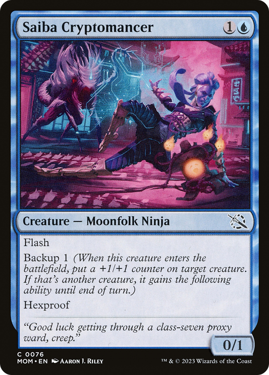 Saiba Cryptomancer (MOM-076) - March of the Machine - Premium MTG Single from Wizards of the Coast - Just $0.08! Shop now at Game Crave Tournament Store