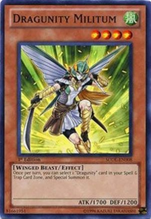 Dragunity Militum (SDDL-EN008) - Structure Deck: Dragunity Legion Unlimited - Premium Yugioh Single from Konami - Just $0.31! Shop now at Game Crave Tournament Store