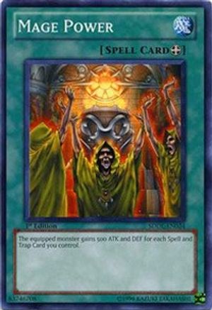 Mage Power (SDDL-EN024) - Structure Deck: Dragunity Legion Unlimited - Premium Yugioh Single from Konami - Just $0.39! Shop now at Game Crave Tournament Store
