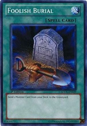 Foolish Burial (SDDL-EN029) - Structure Deck: Dragunity Legion Unlimited - Premium Yugioh Single from Konami - Just $0.56! Shop now at Game Crave Tournament Store