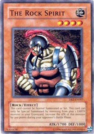The Rock Spirit (DB2-EN007) - Dark Beginning 2 Unlimited - Premium Yugioh Single from Konami - Just $0.42! Shop now at Game Crave Tournament Store