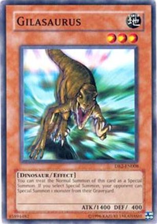 Gilasaurus (DB2-EN008) - Dark Beginning 2 Unlimited - Premium Yugioh Single from Konami - Just $0.38! Shop now at Game Crave Tournament Store