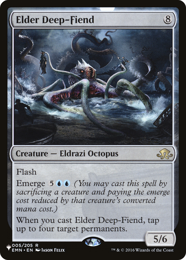 Elder Deep-Fiend (PLIST-1298) - The List - Premium MTG Single from Wizards of the Coast - Just $0.08! Shop now at Game Crave Tournament Store