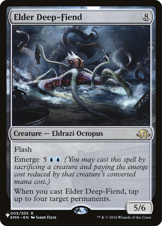 Elder Deep-Fiend (PLIST-1298) - The List - Premium MTG Single from Wizards of the Coast - Just $0.08! Shop now at Game Crave Tournament Store