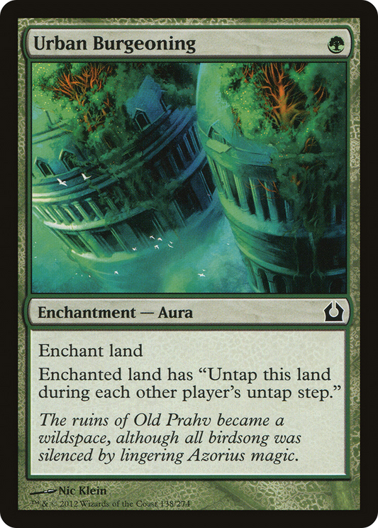 Urban Burgeoning (RTR-138) - Return to Ravnica - Premium MTG Single from Wizards of the Coast - Just $0.08! Shop now at Game Crave Tournament Store