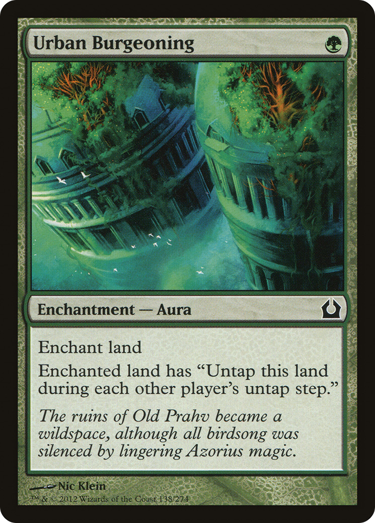 Urban Burgeoning (RTR-138) - Return to Ravnica Foil - Premium MTG Single from Wizards of the Coast - Just $0.14! Shop now at Game Crave Tournament Store