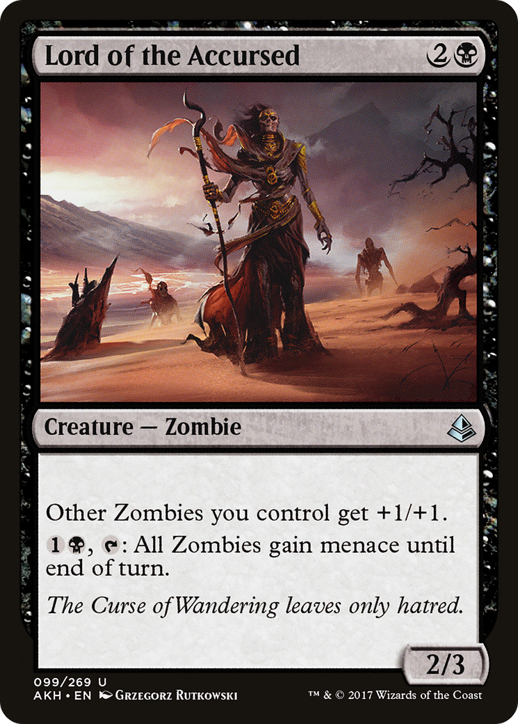 Lord of the Accursed (AKH-099) - Amonkhet - Premium MTG Single from Wizards of the Coast - Just $0.08! Shop now at Game Crave Tournament Store