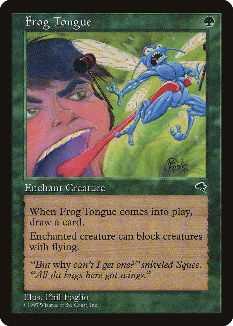 Frog Tongue (TMP-228) - Tempest - Premium MTG Single from Wizards of the Coast - Just $0.15! Shop now at Game Crave Tournament Store