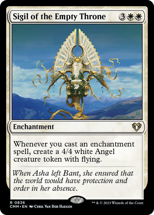 Sigil of the Empty Throne (CMM-836) - Commander Masters - Premium MTG Single from Wizards of the Coast - Just $0.22! Shop now at Game Crave Tournament Store