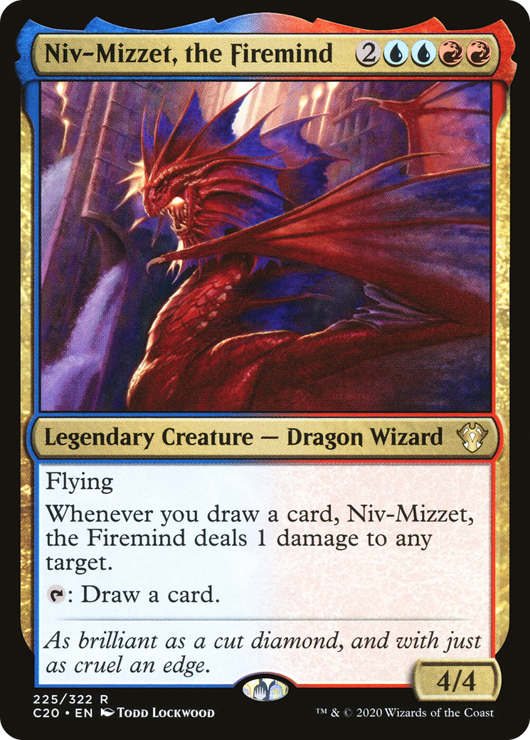 Niv-Mizzet, the Firemind (C20-225) - Commander 2020 - Premium MTG Single from Wizards of the Coast - Just $0.25! Shop now at Game Crave Tournament Store