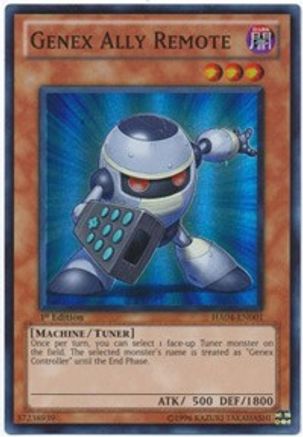 Genex Ally Remote (HA04-EN001) - Hidden Arsenal 4 1st Edition - Premium Yugioh Single from Konami - Just $0.25! Shop now at Game Crave Tournament Store