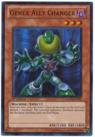 Genex Ally Changer (HA04-EN003) - Hidden Arsenal 4 Unlimited - Premium Yugioh Single from Konami - Just $0.25! Shop now at Game Crave Tournament Store