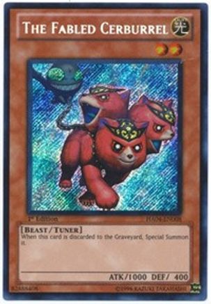 The Fabled Cerburrel (HA04-EN008) - Hidden Arsenal 4 1st Edition - Premium Yugioh Single from Konami - Just $0.64! Shop now at Game Crave Tournament Store