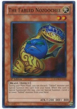 The Fabled Nozoochee (HA04-EN010) - Hidden Arsenal 4 1st Edition - Premium Yugioh Single from Konami - Just $0.25! Shop now at Game Crave Tournament Store