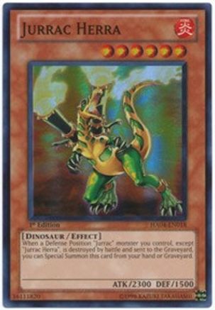 Jurrac Herra (HA04-EN018) - Hidden Arsenal 4 1st Edition - Premium Yugioh Single from Konami - Just $0.08! Shop now at Game Crave Tournament Store
