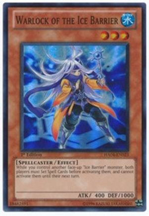 Warlock of the Ice Barrier (HA04-EN023) - Hidden Arsenal 4 1st Edition - Premium Yugioh Single from Konami - Just $0.26! Shop now at Game Crave Tournament Store