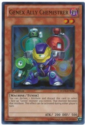 Genex Ally Chemistrer (HA04-EN036) - Hidden Arsenal 4 Unlimited - Premium Yugioh Single from Konami - Just $0.25! Shop now at Game Crave Tournament Store