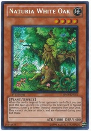 Naturia White Oak (HA04-EN051) - Hidden Arsenal 4 Unlimited - Premium Yugioh Single from Konami - Just $0.29! Shop now at Game Crave Tournament Store