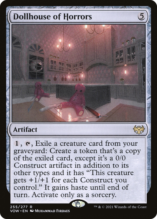 Dollhouse of Horrors (VOW-255) - Innistrad: Crimson Vow - Premium MTG Single from Wizards of the Coast - Just $0.08! Shop now at Game Crave Tournament Store