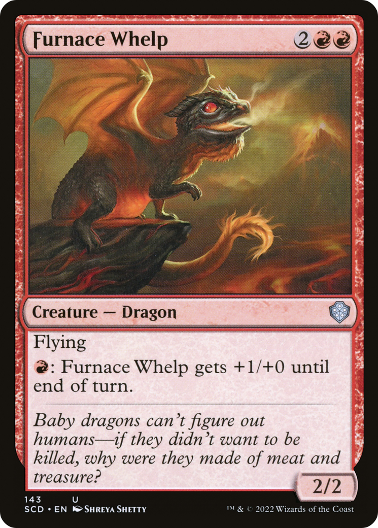 Furnace Whelp (SCD-143) - Starter Commander Decks - Premium MTG Single from Wizards of the Coast - Just $0.08! Shop now at Game Crave Tournament Store