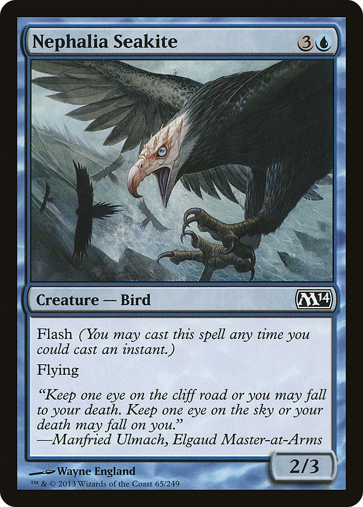 Nephalia Seakite (M14-065) - Magic 2014 Foil - Premium MTG Single from Wizards of the Coast - Just $0.25! Shop now at Game Crave Tournament Store