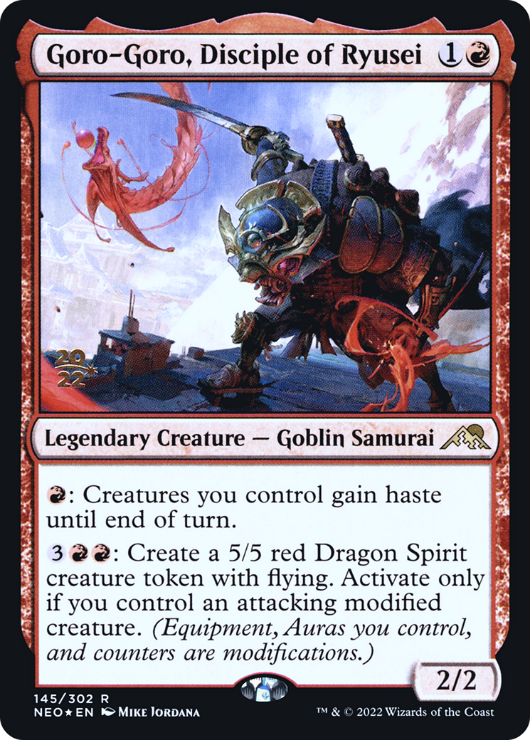 Goro-Goro, Disciple of Ryusei (PNEO-145S) - Kamigawa: Neon Dynasty Promos Foil - Premium MTG Single from Wizards of the Coast - Just $0.59! Shop now at Game Crave Tournament Store