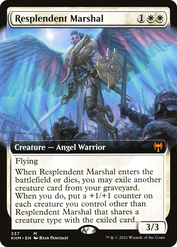 Resplendent Marshal (KHM-337) - Kaldheim: (Extended Art) - Premium MTG Single from Wizards of the Coast - Just $0.29! Shop now at Game Crave Tournament Store