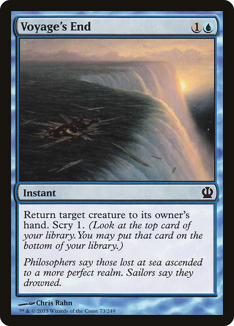 Voyage's End (THS-073) - Theros - Premium MTG Single from Wizards of the Coast - Just $0.08! Shop now at Game Crave Tournament Store