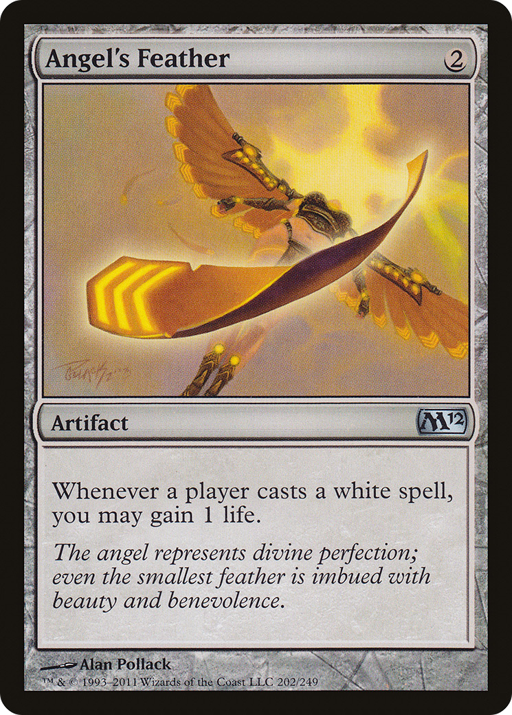 Angel's Feather (M12-202) - Magic 2012 - Premium MTG Single from Wizards of the Coast - Just $0.08! Shop now at Game Crave Tournament Store