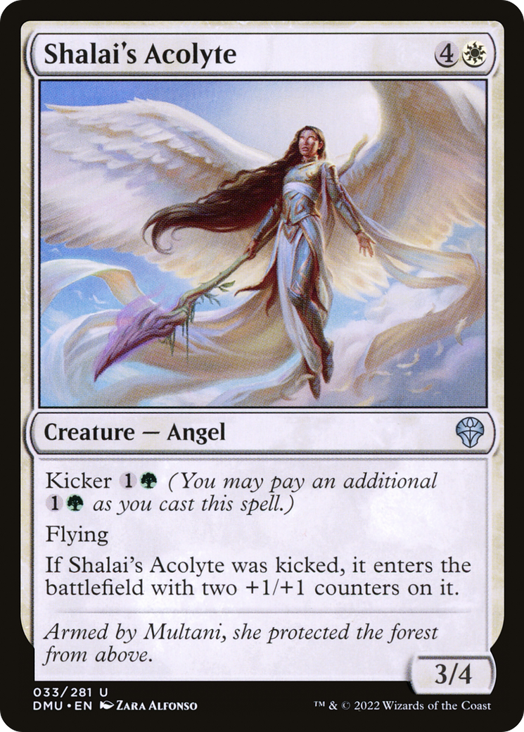Shalai's Acolyte (DMU-033) - Dominaria United - Premium MTG Single from Wizards of the Coast - Just $0.08! Shop now at Game Crave Tournament Store