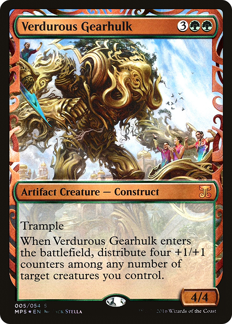 Verdurous Gearhulk (MPS-005) - Kaladesh Inventions Foil - Premium MTG Single from Wizards of the Coast - Just $9.71! Shop now at Game Crave Tournament Store