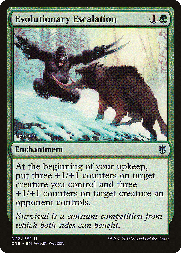 Evolutionary Escalation (C16-022) - Commander 2016 - Premium MTG Single from Wizards of the Coast - Just $0.24! Shop now at Game Crave Tournament Store