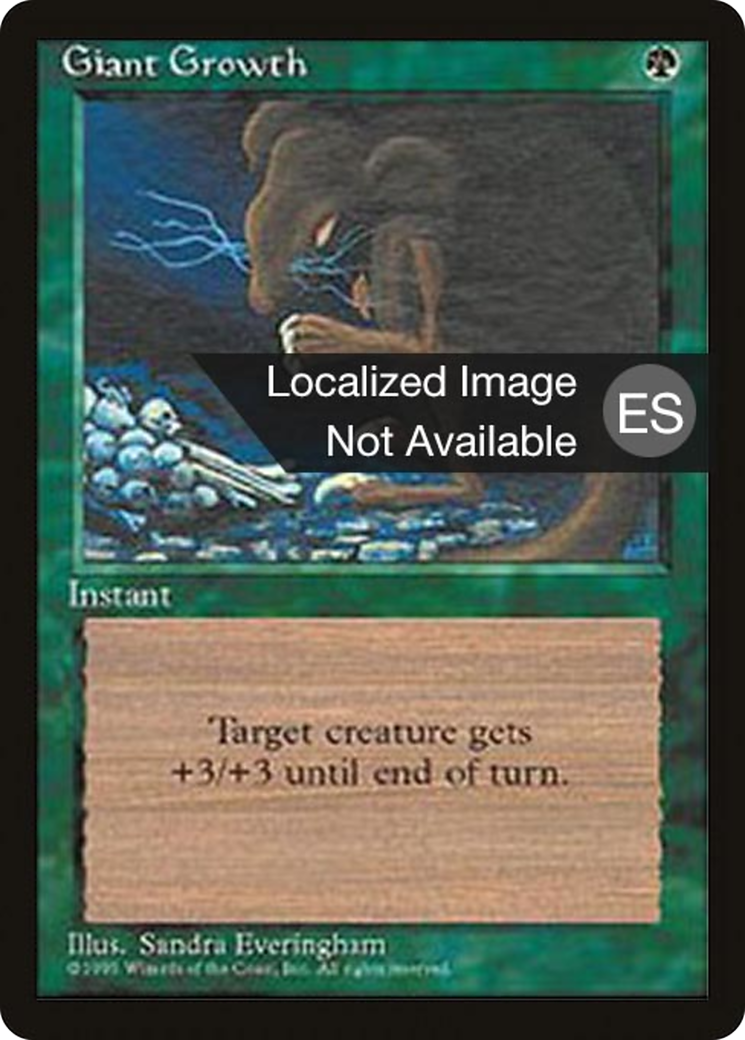 Giant Growth (4BB-248) - Fourth Edition Foreign Black Border - Premium MTG Single from Wizards of the Coast - Just $0.84! Shop now at Game Crave Tournament Store