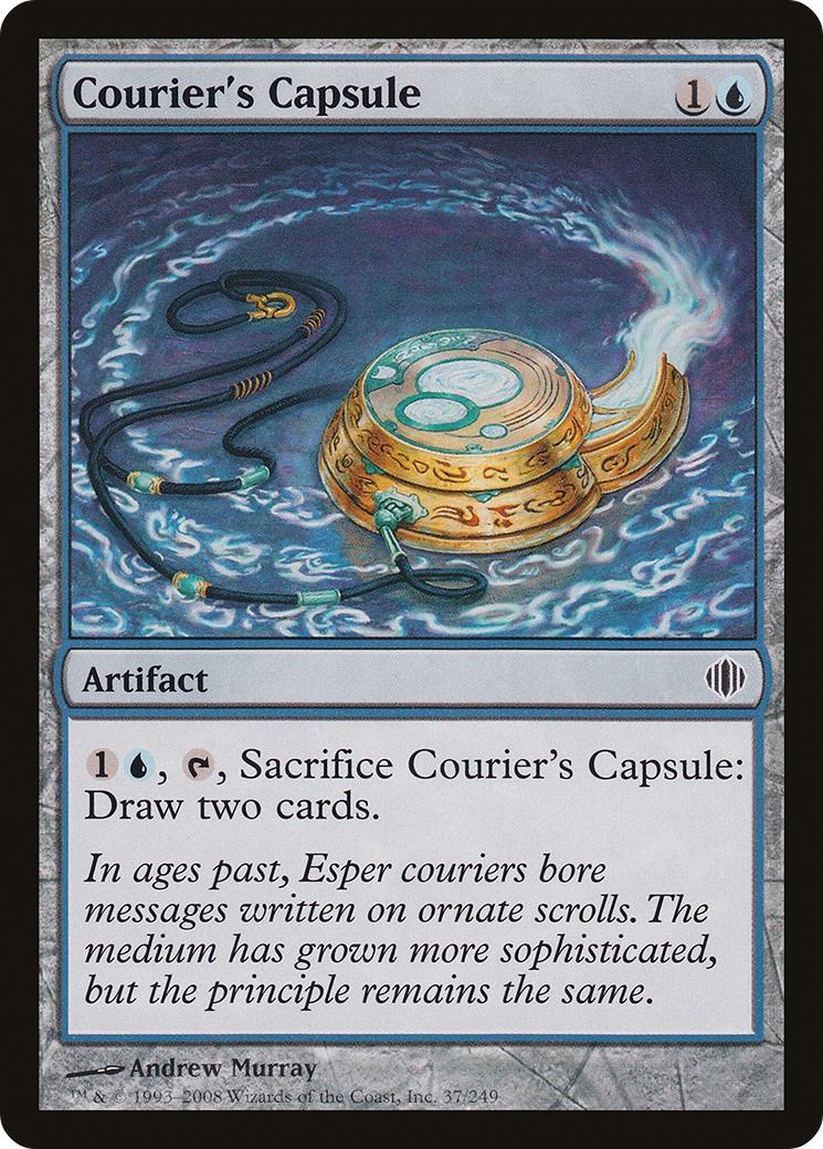 Courier's Capsule (ALA-037) - Shards of Alara Foil - Premium MTG Single from Wizards of the Coast - Just $0.11! Shop now at Game Crave Tournament Store