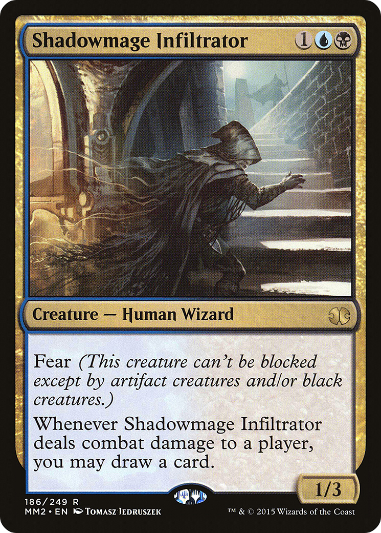 Shadowmage Infiltrator (MM2-186) - Modern Masters 2015 - Premium MTG Single from Wizards of the Coast - Just $0.08! Shop now at Game Crave Tournament Store