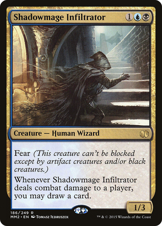 Shadowmage Infiltrator (MM2-186) - Modern Masters 2015 - Premium MTG Single from Wizards of the Coast - Just $0.08! Shop now at Game Crave Tournament Store