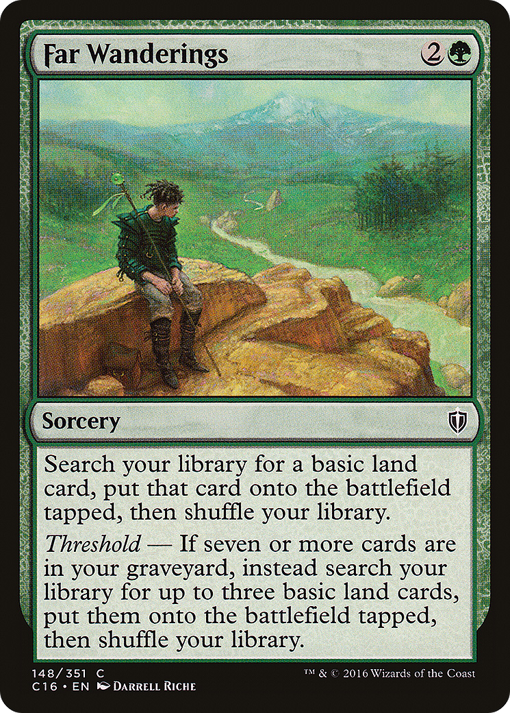 Far Wanderings (C16-148) - Commander 2016 - Premium MTG Single from Wizards of the Coast - Just $0.10! Shop now at Game Crave Tournament Store