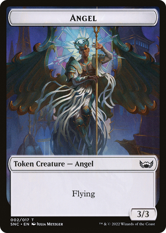 Angel (TSNC-002) - Streets of New Capenna Tokens - Premium MTG Single from Wizards of the Coast - Just $0! Shop now at Game Crave Tournament Store