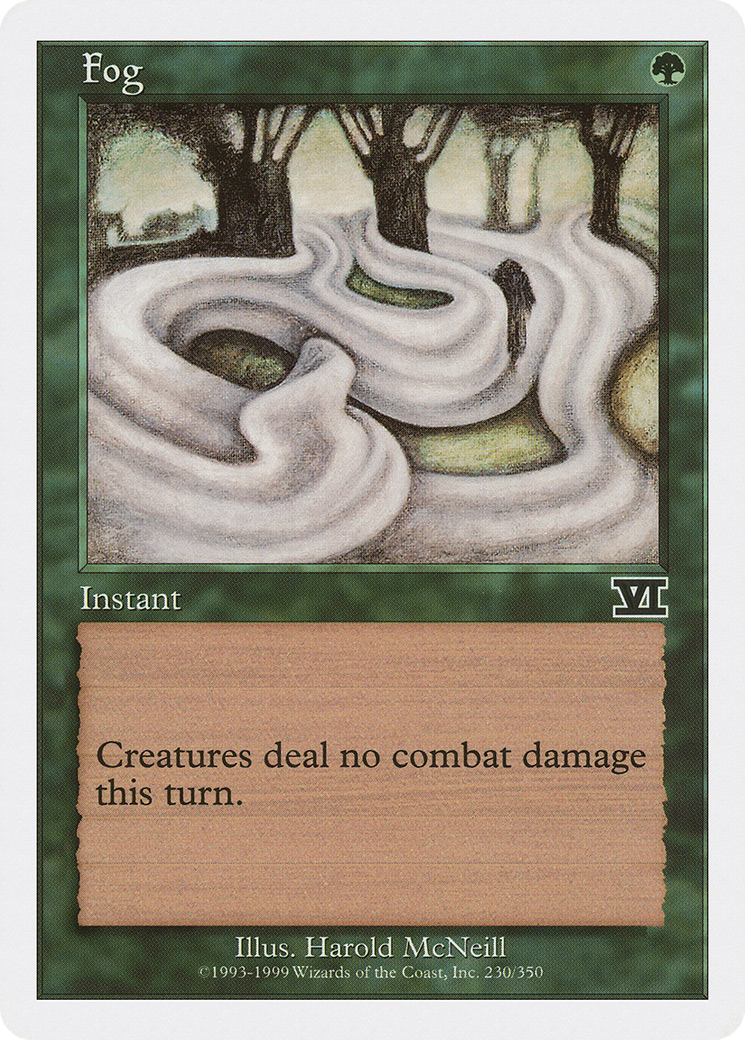 Fog (6ED-230) - Classic Sixth Edition - Premium MTG Single from Wizards of the Coast - Just $0.08! Shop now at Game Crave Tournament Store